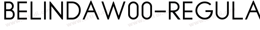 BelindaW00-Regular R字体转换